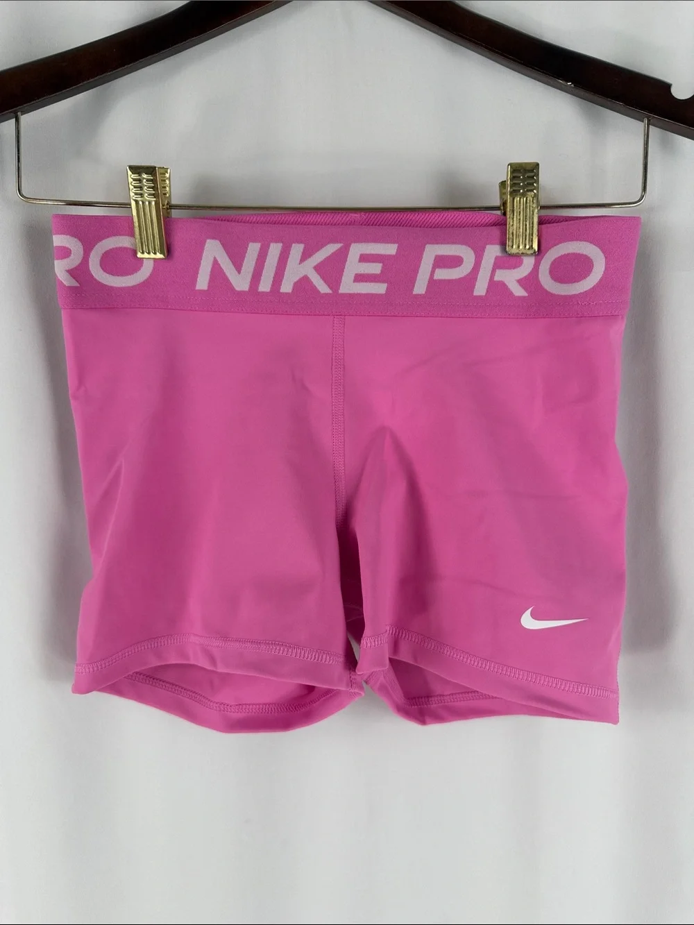 Nike Pro Women's Hot Pink Bike Shorts